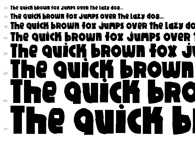 Do it yourself font waterfall